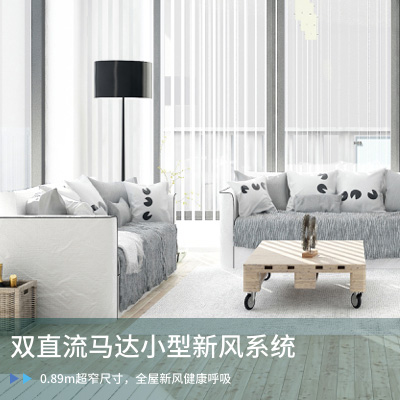 雙直流馬達(dá)小型新風(fēng)系統(tǒng)